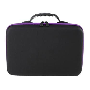 Imagem de Colaxi Estojo de armazenamento de óleos essenciais para viagem, suporte de óleo, 5 a 15 ml, 60 frascos - Roxo