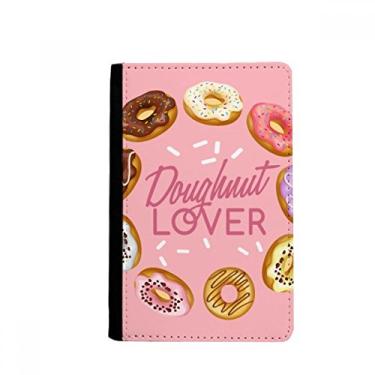 Imagem de Donut Circle Western Sobremesa Comida Passaporte Porta Notecase Burse Carteira Capa Cartão Bolsa, Multicolor