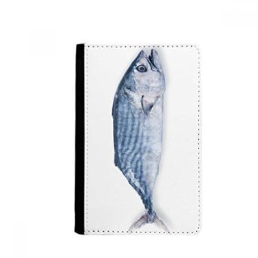 Imagem de Porta-passaporte pequeno azul oceano peixe fresco porta-passaporte Notecase Burse capa carteira porta-cartão, Multicolor