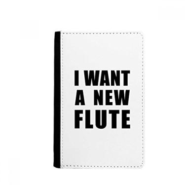 Imagem de Carteira I Want A New Flaute Passport Holder Notecase Burse para cartão, Multicolor