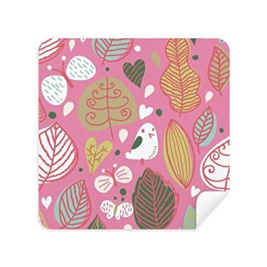 Imagem de Pó Folha Flor Planta Pintura Óculos Pano Limpador de Tela Tecido Camurça Pacote com 2