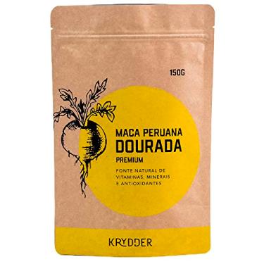 Imagem de Maca Peruana Dourada Em Pó Premium - 150G Pura Energia Natural - Gelatinizada - Para Homens e Mulheres - Maca Peruana Importada - Pura Sem Aditivos - Krydder Superalimentos
