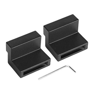 Imagem de 2 peças de peça de reposição para tampa de porta de zinco para pista plana de porta de celeiro deslizante (adequado para trilhas: Largura: 1-7/16"-1-5/8",Rolha de porta de celeiro, Espessura: 1/4")