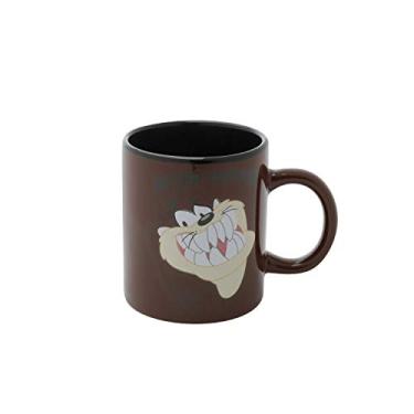 Imagem de Mini Caneca Porcelana Wb Looney Taz After Coffee Marrom 6,7X6,7X7,3 Cm - 140 Ml