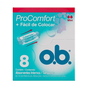 Absorvente Interno OB ProComfort Mini 8 Unidades