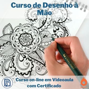 Imagem de Curso on-line em videoaula de Desenho à Mão com Certificado