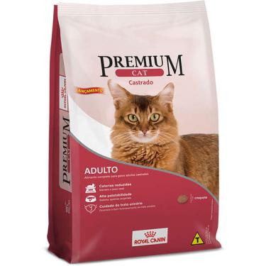 Imagem de Ração Royal Canin Premium Cat para Gatos Adultos Castrados - 10,1 Kg