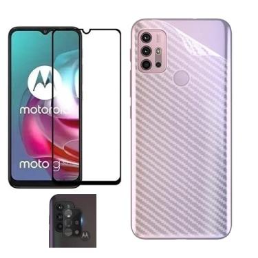 Imagem de Kit Moto G30 Película Vidro 3d+ Pl Traseira E Película Câmera - (C7COMPANY)