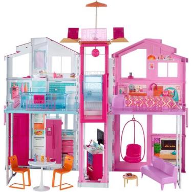 Casa De Bonecas Meninas 60 Cm Mdf Cru Casinha Da Barbie - Collore - Casinha  de Boneca - Magazine Luiza