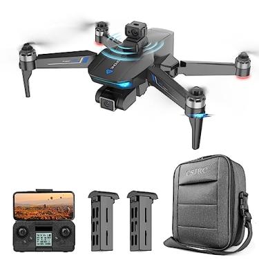 Imagem de CIADAZ S189 PRO GPS Drone com câmera 4K Motor sem escova Quadcopter 5G Wifi FPV Drone de câmera dupla para adultos Auto Follow/Return Fly Surround 25 minutos Tempo de vôo com bolsa de armazenamento