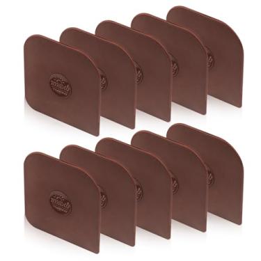 Imagem de Raspador de panela, 10 peças de raspador de panela, plástico raspador, ferramenta multifuncional para cozinha, antiderrapante, seguro para alimentos, resistente ao calor