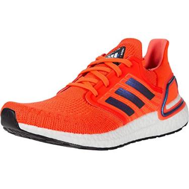 Imagem de adidas Tênis masculino Ultraboost 20, Vermelho Solar/Azul Violeta Metálico/Branco, 12
