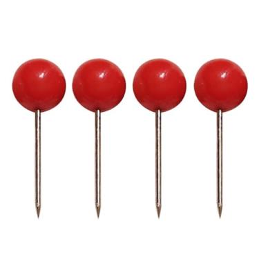 Imagem de 100 Unidades Mapa Tachas Alfinetes Pequenas Tachas De Mapa De Cabeça Redonda Decoração Verde O Kit De Crochê Wobble Pino De Desenho Material De Pesca Escritório Agulha Agulha