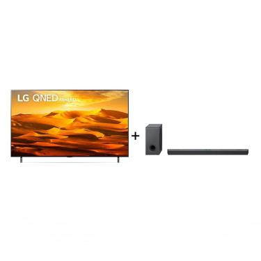 Imagem de Smart TV LG Qned Miniled 65" 4k Hdmi Google Alexa 65qned90s + Sound Bar 5.1.3 Canais Imax Enhanced Dolby Atmos S90qy
