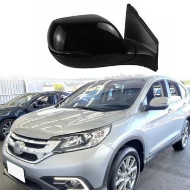 Imagem de Substituição do espelho lateral do passageiro adequado para CRV CR-V RM1 RM2 RM4 2012 2013 2014 2015 2016 CRV CR-V RM1 RM2 RM4 Conjunto de espelho retrovisor lateral do carro, lente ajustável