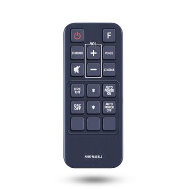 Imagem de AKB74815311 Controle remoto de substituição para LG SoundBar Sound Bar LAS260B LAS160B LAS454B 45A1-D S55A3-D LAS44B S45A1-D LAS453B SH3B SPH3B-W SH3K SJ4Y SPH4B-W
