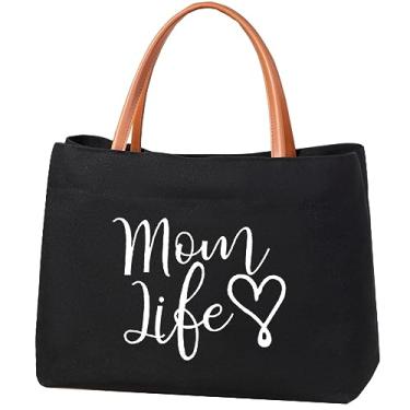Imagem de Kifasyo Bolsa para mãe bolsa para hospital, compras, praia, viagem, Momlife01, Large
