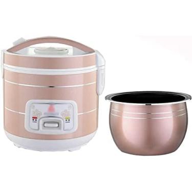 Imagem de Panela de arroz (2-6L) Panela de arroz multifuncional doméstica, panela interna antiaderente, isolamento inteligente, faça arroz e vapor, alimentos e vegetais saudáveis, 4l