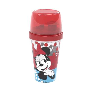 Imagem de Mini Shakeira Minnie Mouse Disney Vermelho 320ml - Plasútil