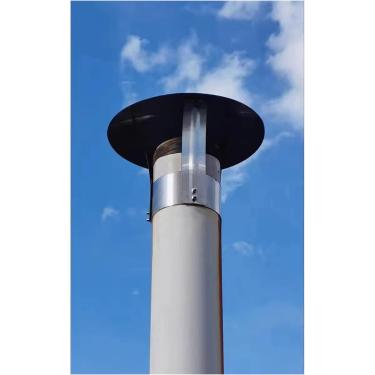 Imagem de Tampa de chuva galvanizada, tampa da chaminé, tampa da chaminé superior do cone, tampas da chaminé da lareira, metal ajustável com parafusos, tampa da chaminé para fornecimento de chaminé in