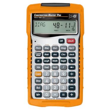 Imagem de Calculated Industries 4065 Construction Master Pro Advanced Construction - Calculadora de fração para empreiteiros, estimadores, construtores, modeladores, renovadores e carpinteiros
