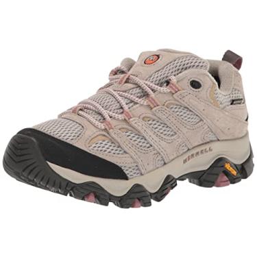 Imagem de Merrell Tênis feminino Moab 3 impermeável para caminhada, Alumínio., 39