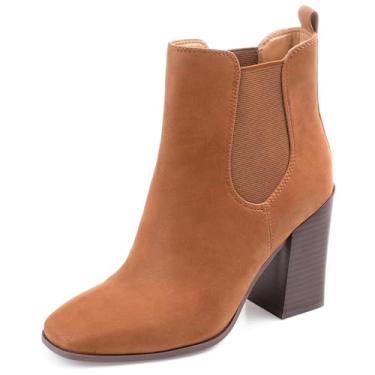 Imagem de Journee Collection Botas Chelsea femininas, Marrom, 41