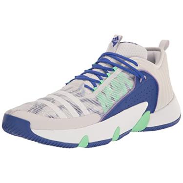 Imagem de adidas Tênis unissex Trae Young 2, Branco/Better Scarlet/Vermelho Preloved, 12.5 Women/11.5 Men