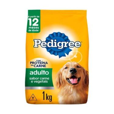 Imagem de Ração Pedigree Para Cães Adultos De Porte Médio E Grande Sabor Carne E