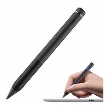 Imagem de Caneta Pencil Ponta Fina Stylus 1.5mm De Alta Precisão Preta - BD Net 