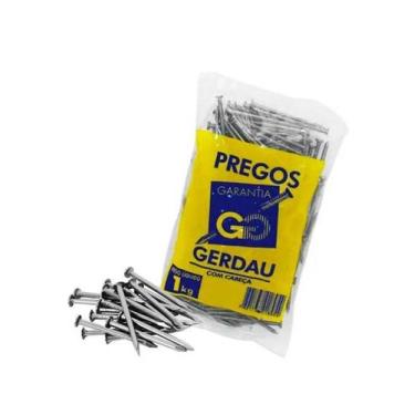 Imagem de Prego Comum Com Cabeça - GERDAU, 17 x 27mm