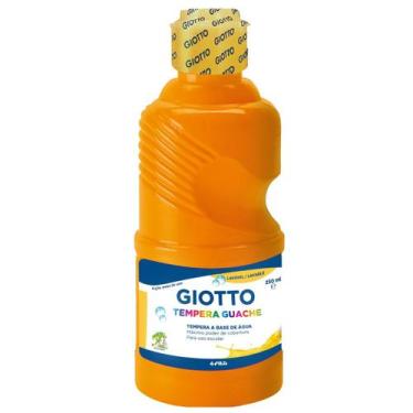 Imagem de Garrafa Tinta Giotto Tempera Guache 250ml Escolha a Cor, LARANJA