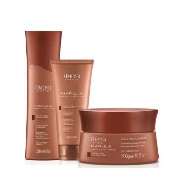 Imagem de Amend Expertise Marula Fabulous Sh 250ml + Masc 300ml + Leave-in 180ml