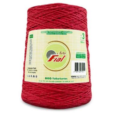 Imagem de Barbante Fial Arte Nº 3 980m, 79 Vermelho
