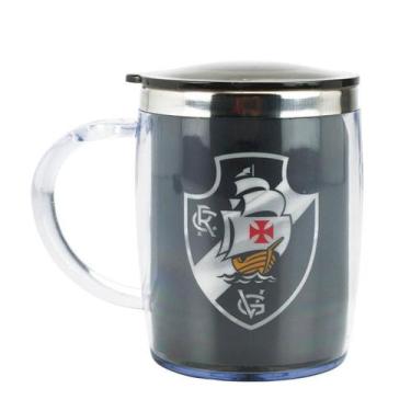 Imagem de Caneca Térmica Tampa Vasco Da Gama Preto 450ml  - Mileno
