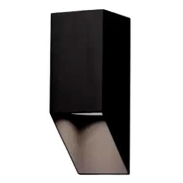 Imagem de Arandela Alumínio Preto Luz Indireta 1lgu10 Ideal, Preto