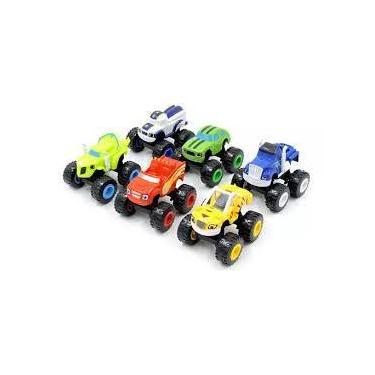 Imagem de Kit 6 Carrinhos Blaze Monster Machine Fricção - Mundo