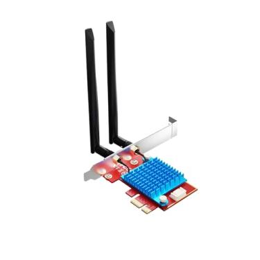 Imagem de BZIZU Cartão WiFi 7 PCIE para PC Desktop | Ultra-Fast 9.3Gbps, Intel BE200, Tri-Band 320MHz | Bluetooth 5.4 mais recente | Ideal para streaming de jogos | Windows 10/11 64bit