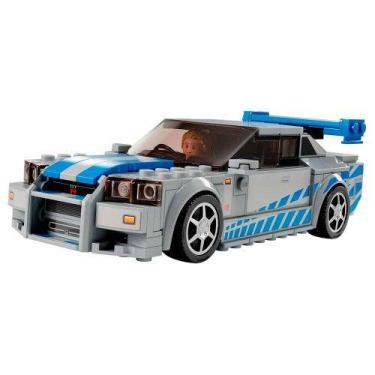 Imagem de Bloco de Montar LEGO 319 Peças Speed Champions Nissan Skyline Gt-R R34