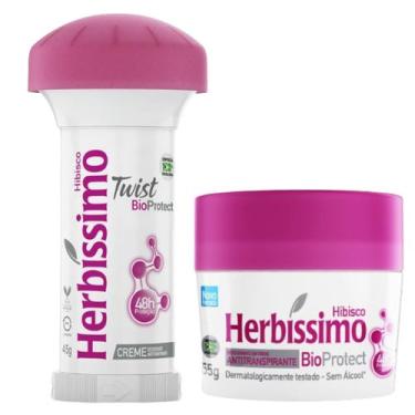 Imagem de Kit 2 Desodorante Twist e Creme Hibisco Herbíssimo - Dana - Dana Cosmé