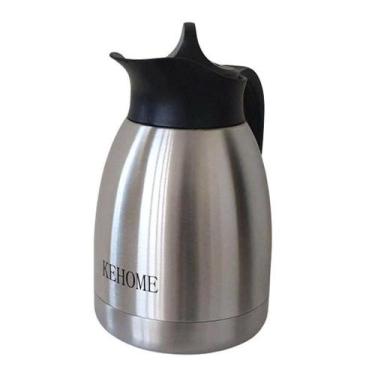 Imagem de Jarra Garrafa Térmica Inox Bebidas Quentes Ou Frias 1 Litro  - Kehome