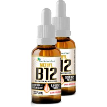 Imagem de Kit Com 2 Vitamina B12 Sublingual (Metilcobalamina) 20ml - Flora Nativ