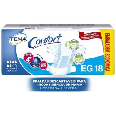 Imagem de Fralda Geriátrica Tena Confort Mega EG C/18