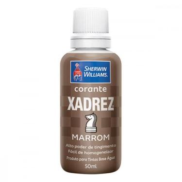 Imagem de Corante Xadrez 50Ml Marrom . / Kit C/ 12 Unidades - NOVACOR, Marrom