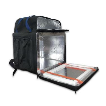 Imagem de Mochila Bolsa Motoboy Bag Com Isopor 45 Litros Laminado - Bag Lev