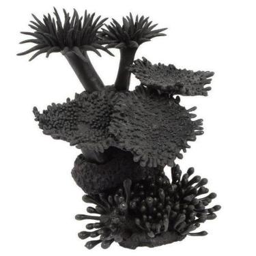 Imagem de Enfeite Para Aquário Coral Artificial Black Modelo 12 Vigoar