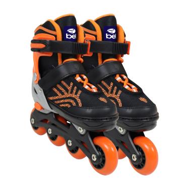 Imagem de Bel - Patins Inline Flexx 3.0 Ajustável Laranja Tam. 33-36