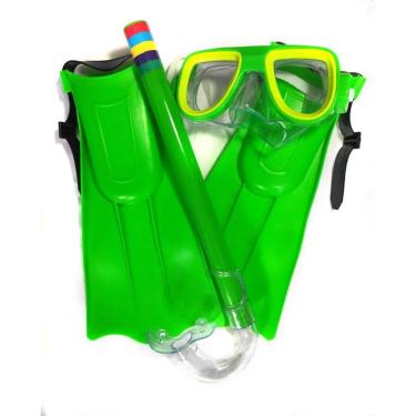 Imagem de Kit Mergulho Infantil Verde