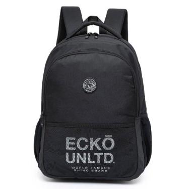 Imagem de Mochila Ecko Grande Espaçosa Notebook, U, Preto