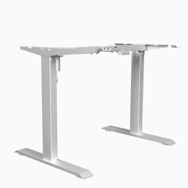 Imagem de Mesa com Regulagem de Altura Elétrica Elements Misch Branca